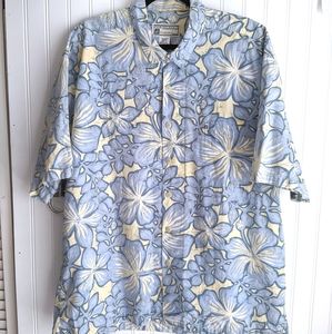 Local Motion Floral Hawaiian Shirt, XL